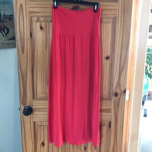 Medium maxi Elegant Red Maxi Skirt